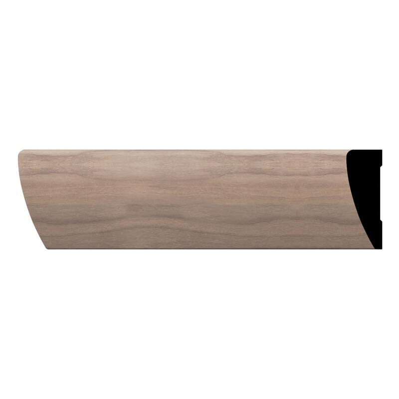 WM327: 11/16-in D x 2-1/4-in W x 96-in L Americraft Solid Hardwood Stain Grade Modern Casing Moulding - Walnut