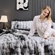 preview thumbnail 33 of 34, Wonderful Luxurious Imitation Fur Comforter Set Tie-Dye Fluffy Bubble