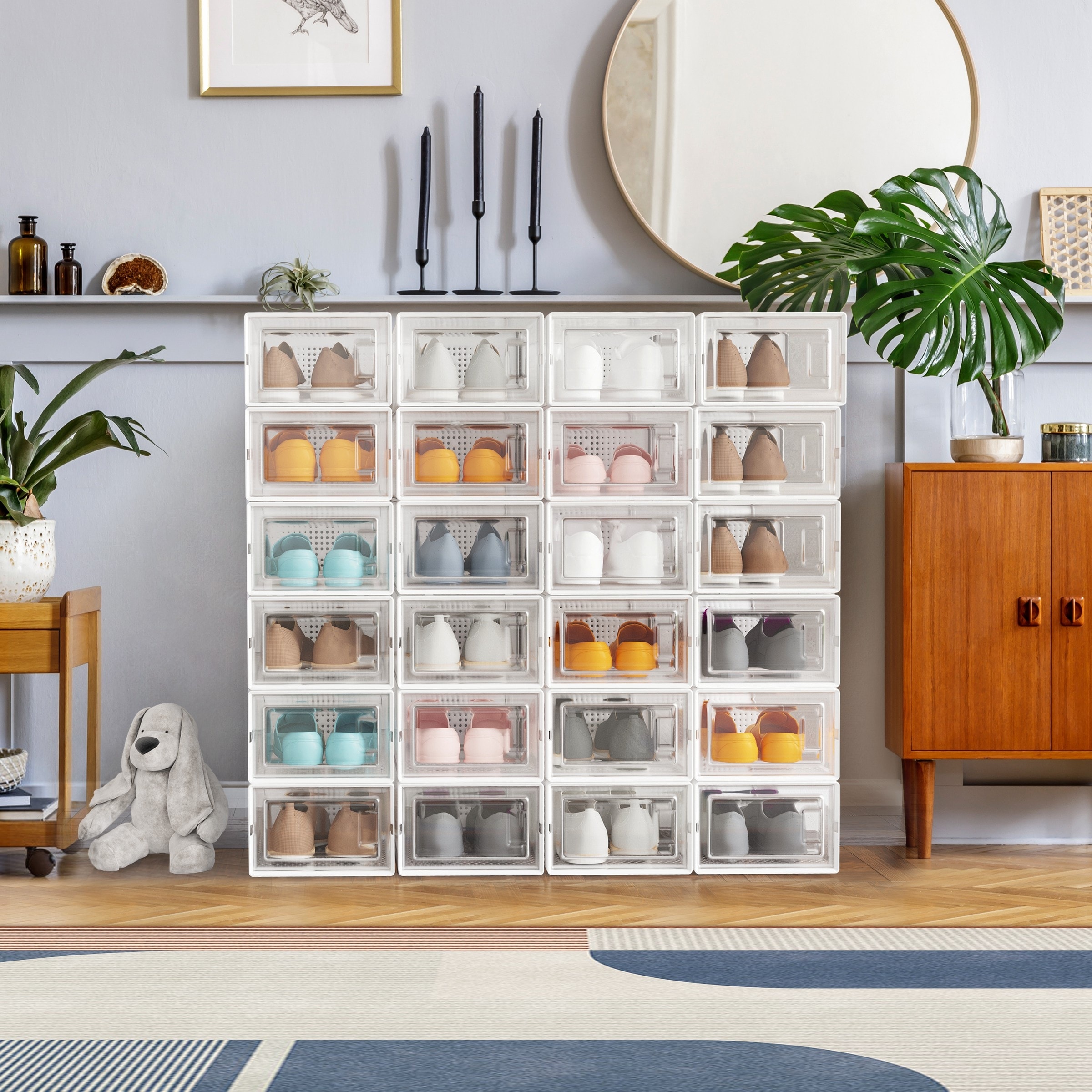 Plastic boxes deals for shoes