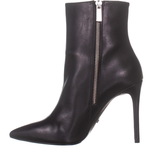 michael kors black heel boots