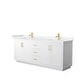 preview thumbnail 32 of 114, Miranda Double Vanity Set, Cultured Marble Top, No Mirror