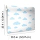preview thumbnail 5 of 4, Disney Winnie the Pooh Cloud Blue Wallpaper