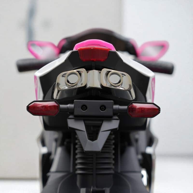 6V Red Kids Electric Ride On Motorcycle with Music Lights MP3 for Boys and Girls Ages 3-4