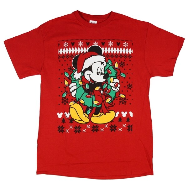 mens mickey christmas sweater