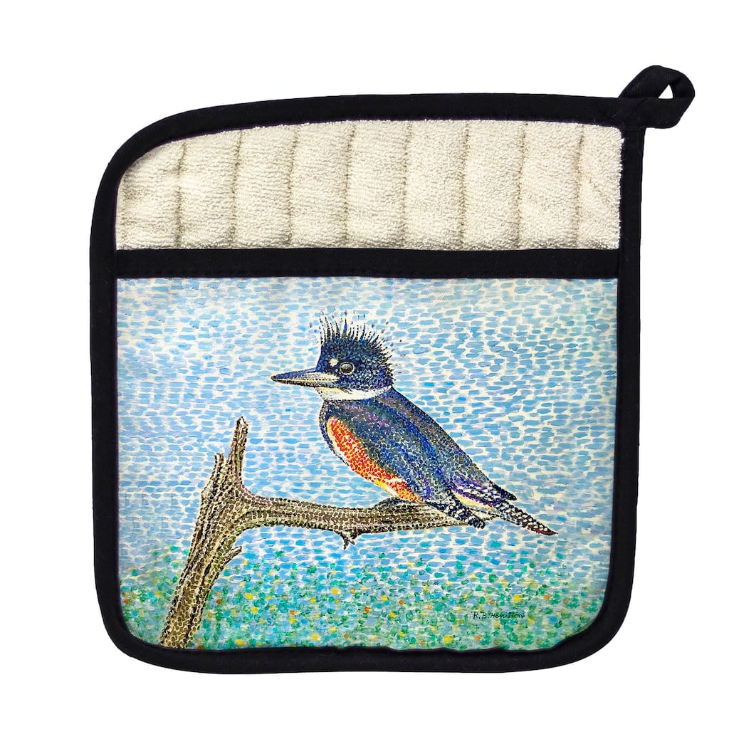 Kingfisher Pot Holder - 9x9