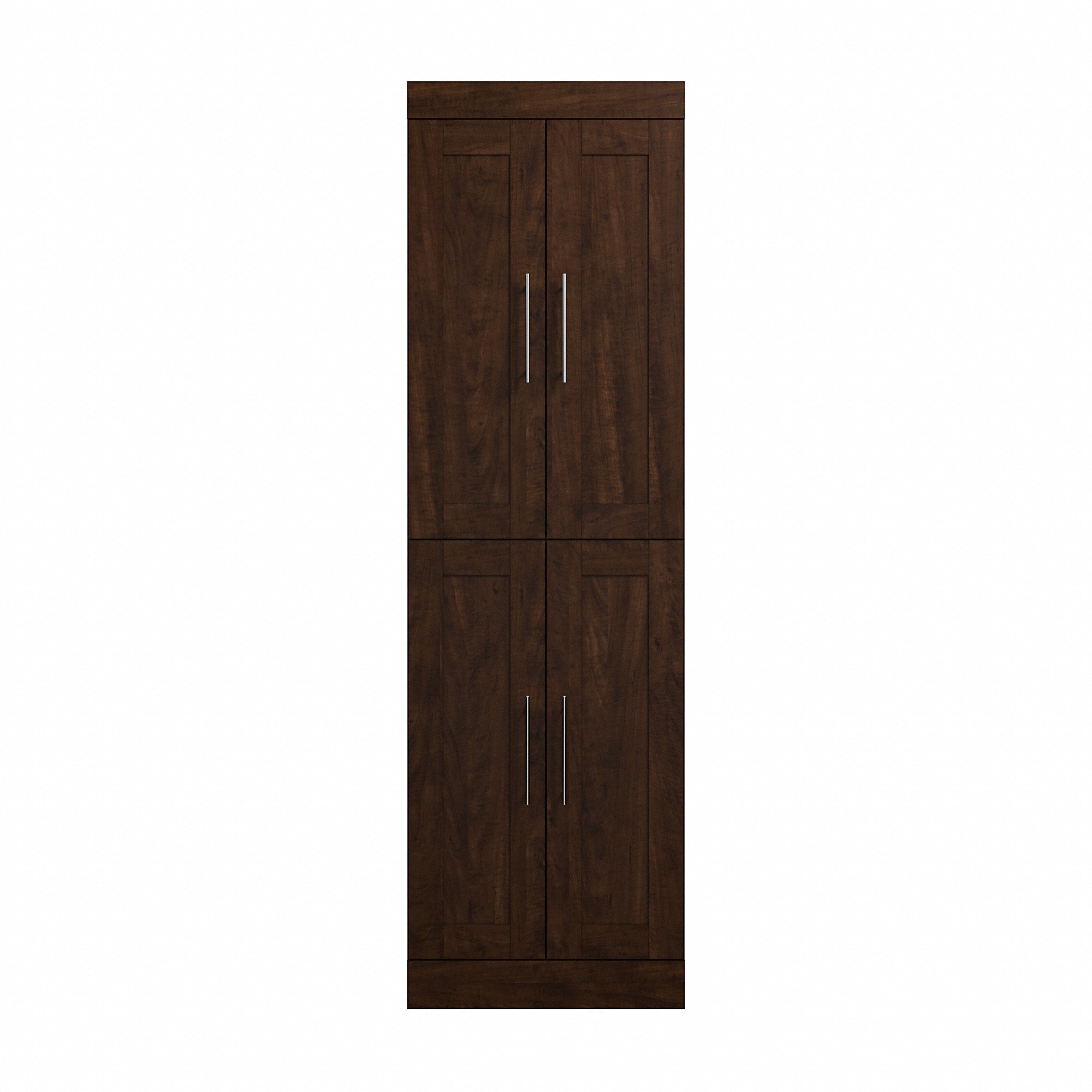 25W Wardrobe with Drawers in Rustic Brown by Bestar