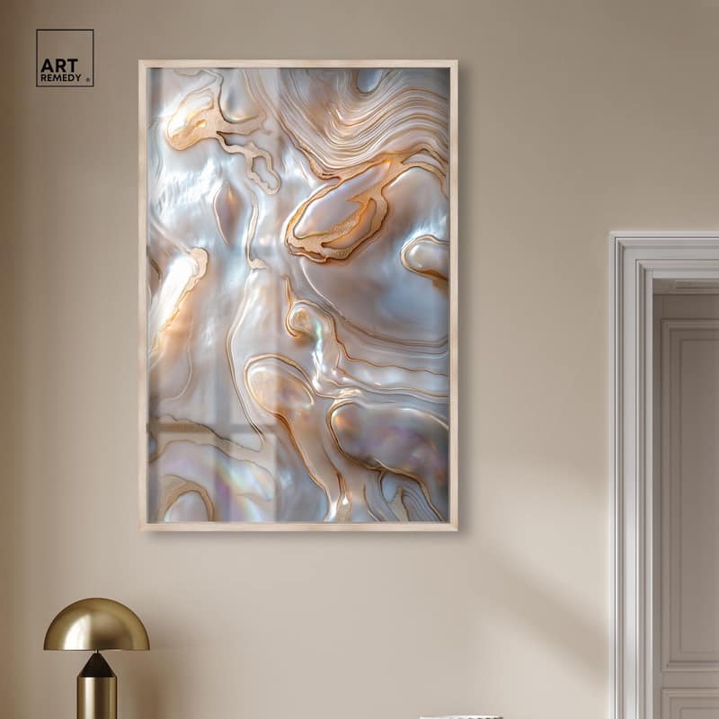 Fluid Preciousness I Shadowbox by Art Remedy