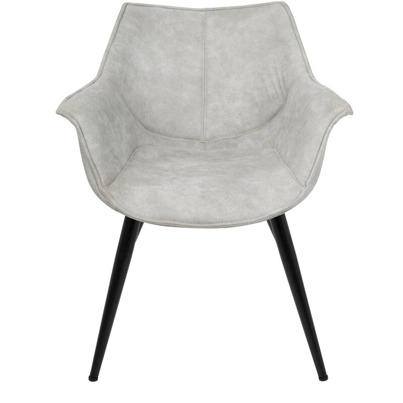 LumiSource Wrangler Contemporary Accent Chair (Set of 2) - Grey