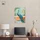 preview thumbnail 16 of 15, Elegant Peacock Bath Canvas Jungle Bathroom Art by Art Remedy