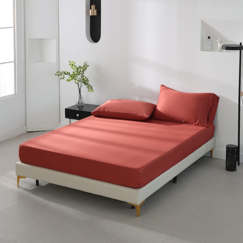 Twin Ducks Inc Rayon from bamboo 15" Fitted Sheet