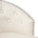 preview thumbnail 11 of 14, Ogden Beige Swivel Bar Stools (Set of 2) by Christopher Knight Home