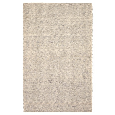 ECARPETGALLERY Braid weave Sienna Grey Wool Rug - 5'1 x 8'2
