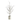 24" Snowed Twig Tree in Decorative Planter - Green