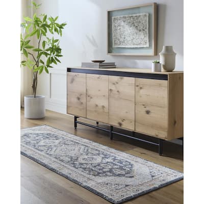 Livabliss Transitional Beckham Medallion Area Rug