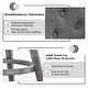 preview thumbnail 25 of 24, HOMYKA Tufted Swivel Bar Stool with Wood Grain Chair Legs Set of 2