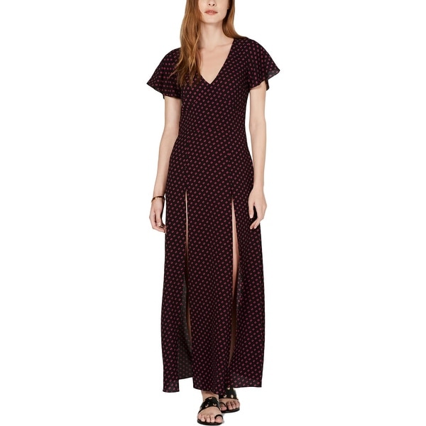 michael kors maxi dress with sleeves