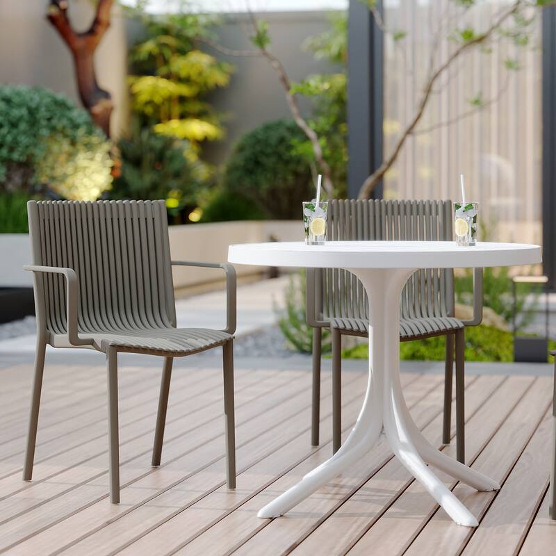 4-Pack All-Weather Polypropylene Chairs