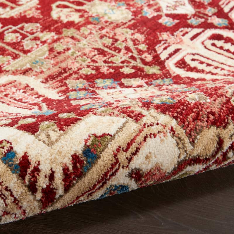 Nourison Revel Traditional Floral Medallion Area Rug