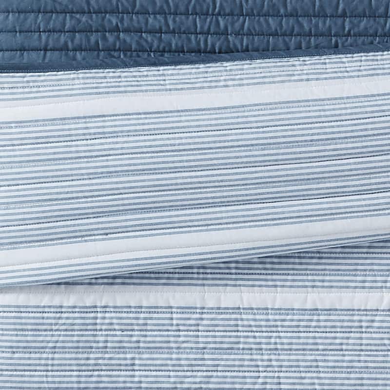 Brooklyn Loom Niari Yarn Dye Stripe Quilt Set
