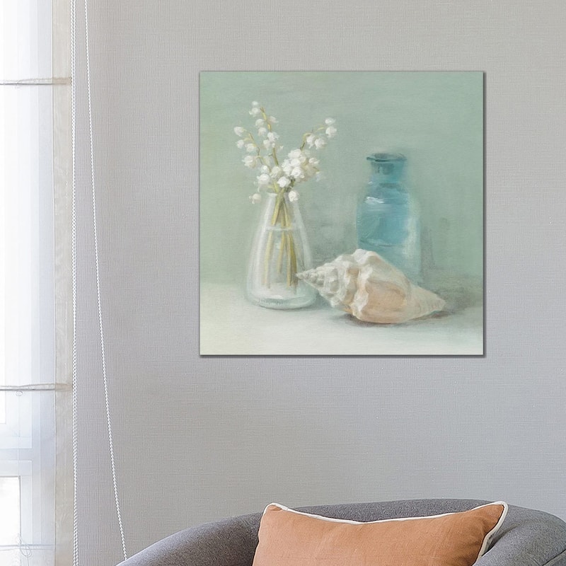 iCanvas "Lily of the Valley Spa" by Danhui Nai Canvas Print - 26x26x1.5