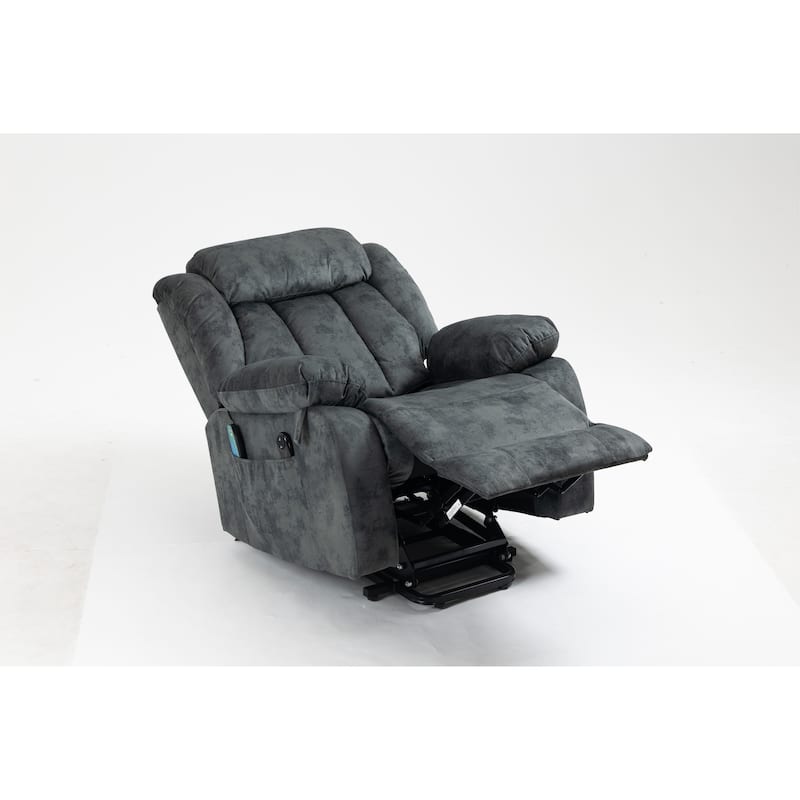 Power Lift Recliner Chair with Massage & Heating, Ergonomic Lounge Sofa Chair, Electric Massage Chair with USB Port