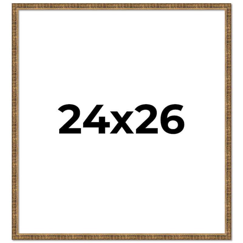 24x26 Frame Gold Picture Frame - Complete Modern Photo Frame Includes