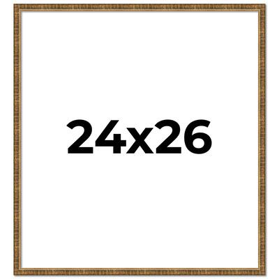 24x26 Frame Gold Picture Frame - Complete Modern Photo Frame Includes