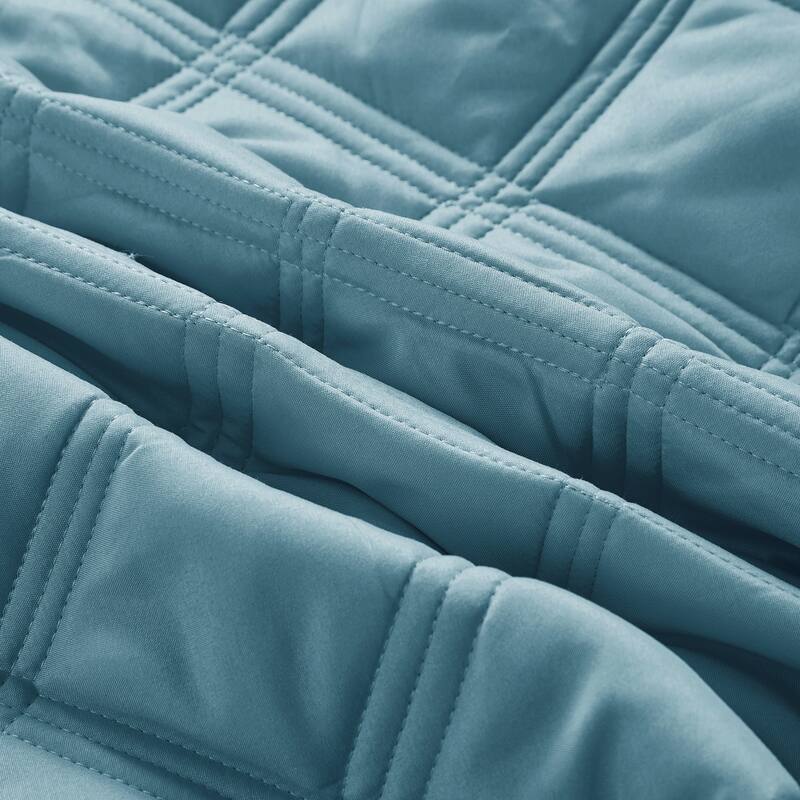 Down Alternative Quilted Oversized Charleston 3 Piece Comforter Set