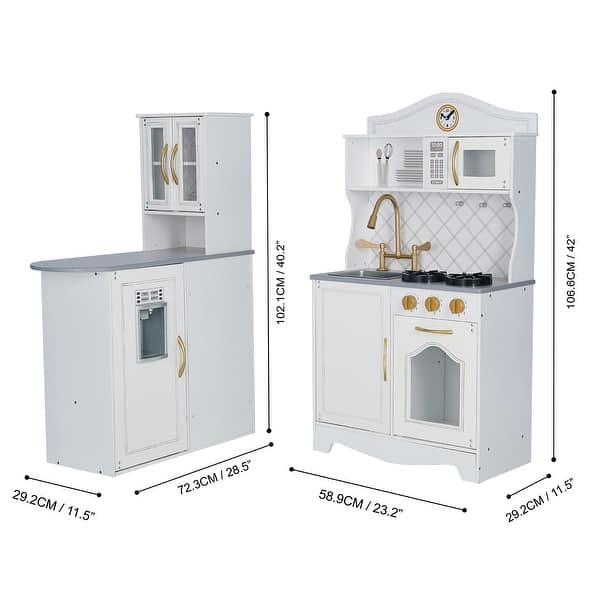 Teamson Kids - Little Chef Upper East Retro Play Kitchen