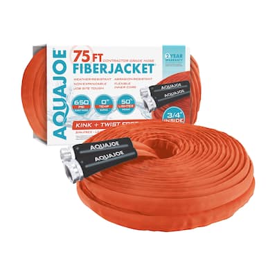 Contractor Grade Fiber Jacket Hose - 75ft