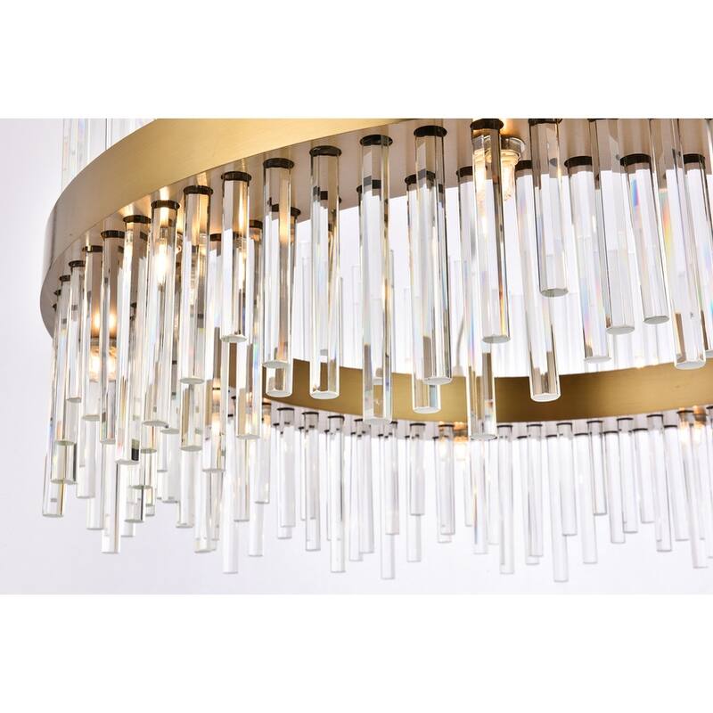 Gold Chandelier Clear Crystal
