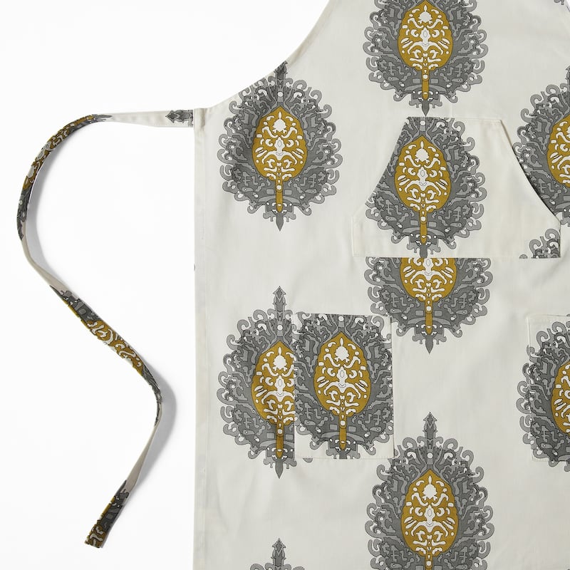 Exclusive Fabrics Mayan Printed Cotton Apron - 27 X 34
