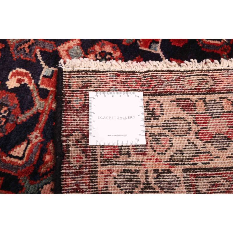 ECARPETGALLERY Hand-knotted Andelz Dark Navy Wool Rug - 3'4 x 16'6