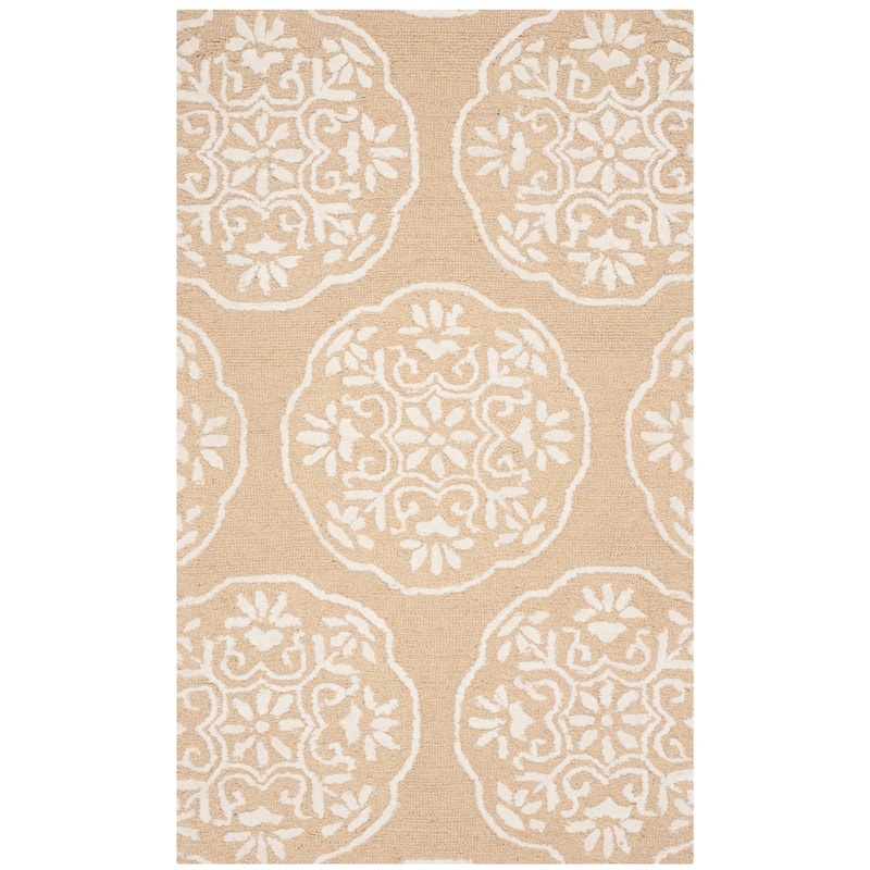 SAFAVIEH Handmade Bella Abygaelle Modern Floral Wool Rug