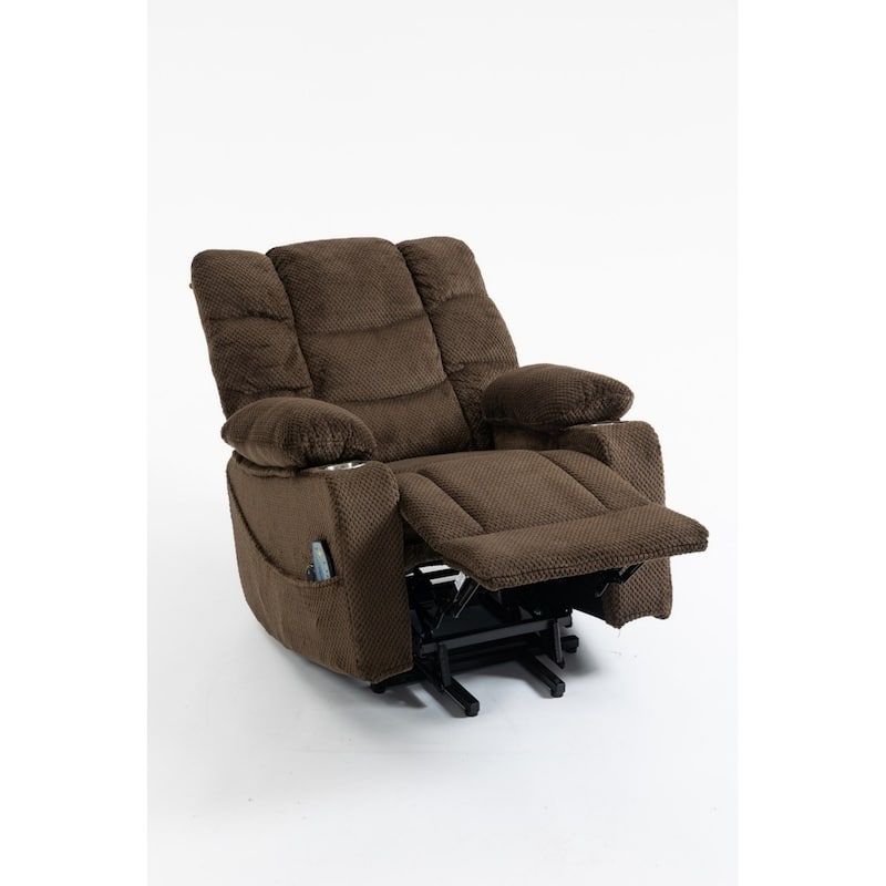 32.3" Elderly Power Lift Recliner，Power Lift Assist Chair，One-Box Packaging, 48-Hour Backrest Rebound