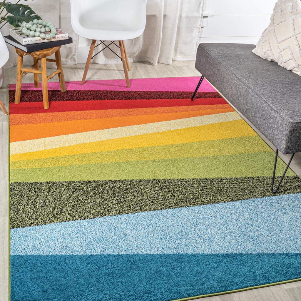 JONATHAN Y Tobago Abstract Swirl Area Rug