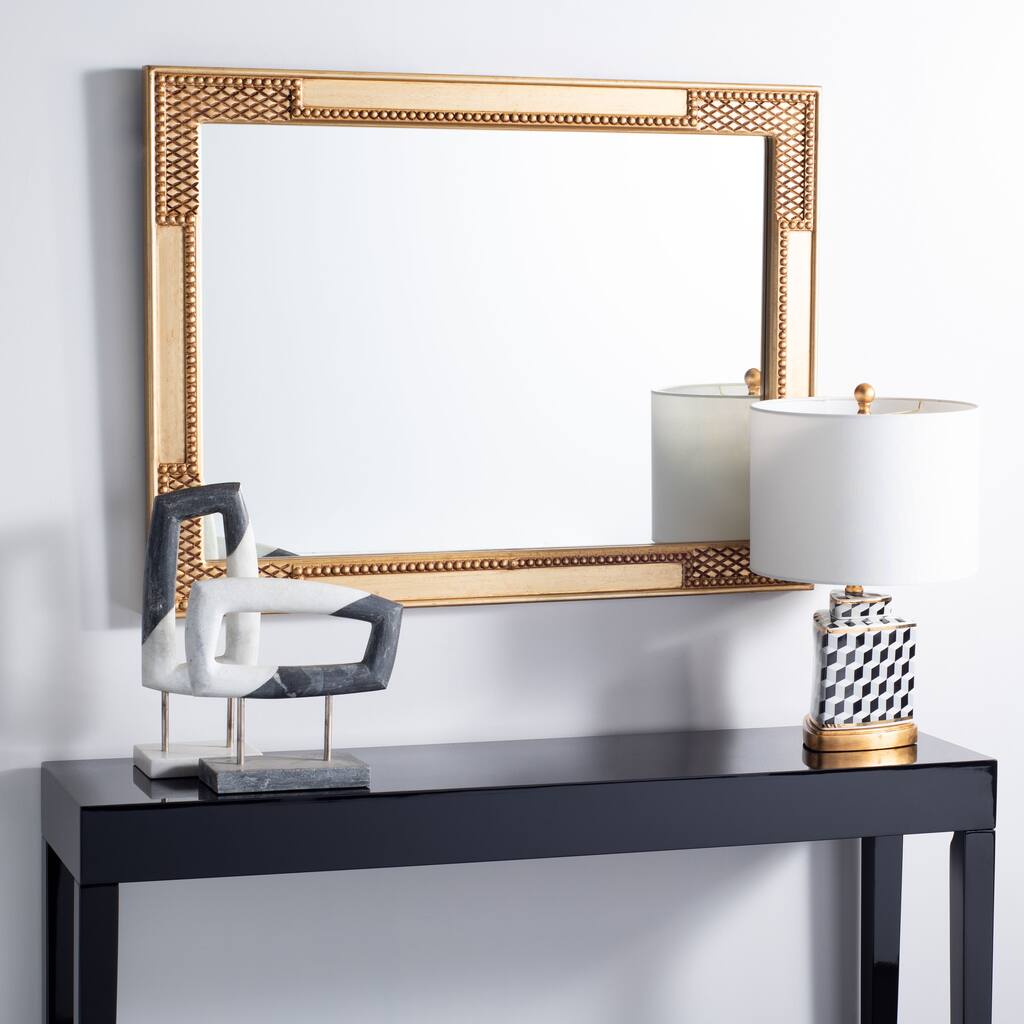 SAFAVIEH Itzel 30-inch Rectangular Decorative Mirror - 30" W x 0.5" L x 40" H