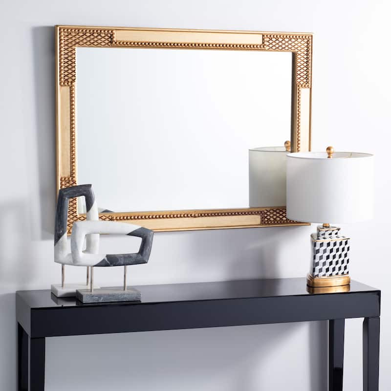 SAFAVIEH Velmin 30-inch Rectangular Decorative Mirror - 30" W x 0.5" L x 40" H