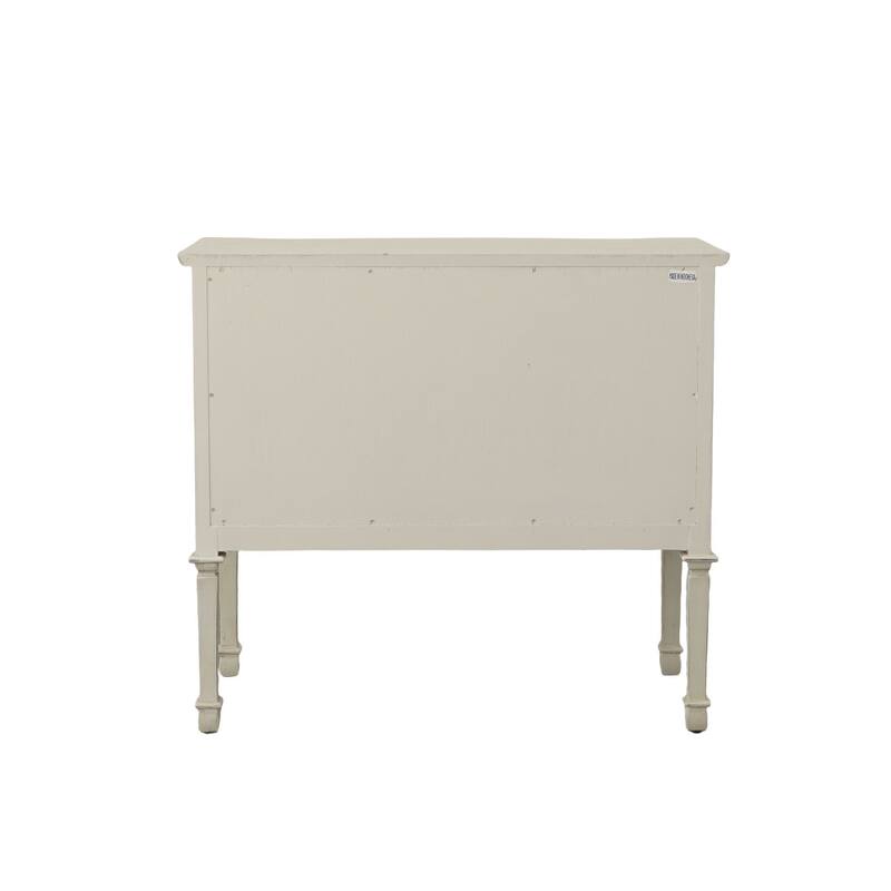 Willow 36" 2-Door Server, Distressed Cream