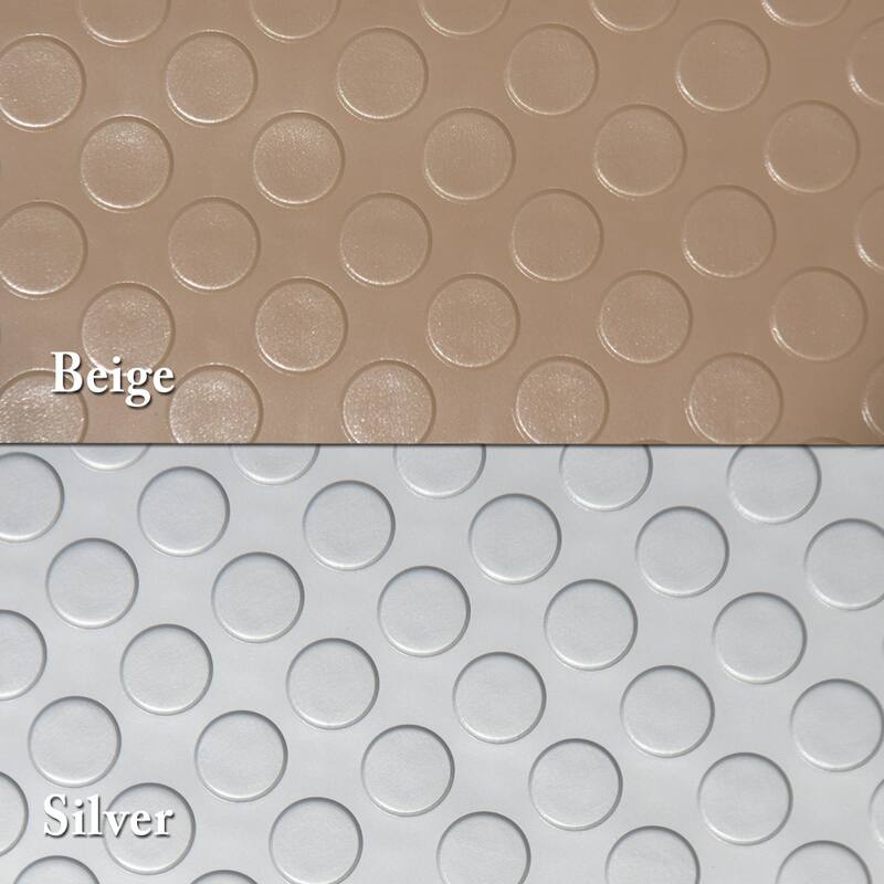 Rubber-Cal "Coin-Grip" Metallic Step Mats (6 pack) - 2.5mm