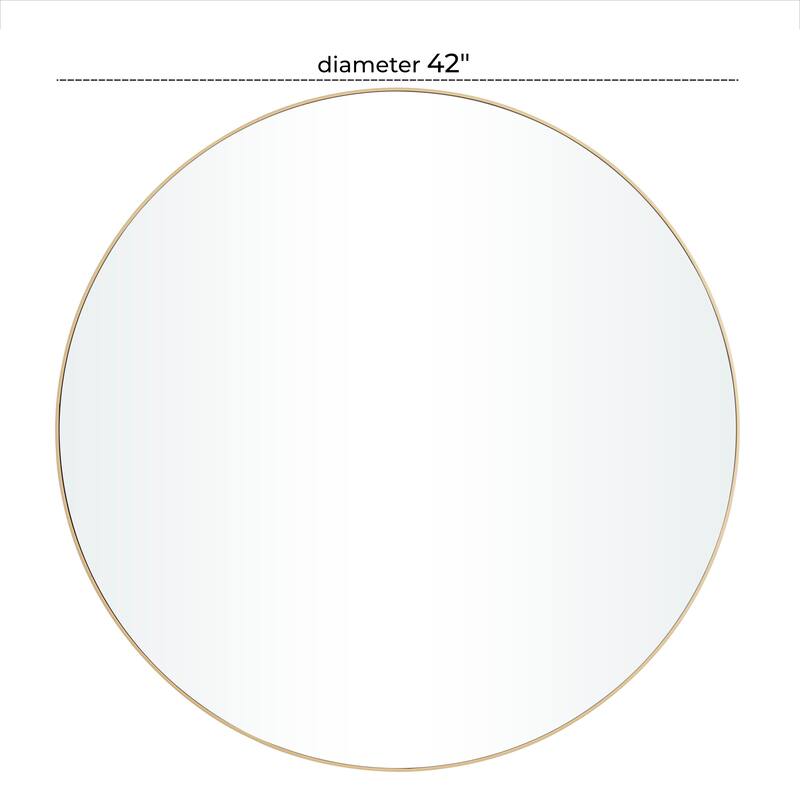 Multiple Frame Finishes / Sizes Modern Contemporary Round Wall Mirrors