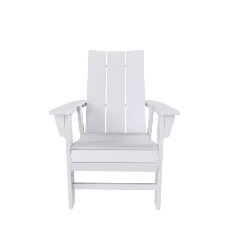 Shoreside 6-Piece Rectangular Poly Eco-Friendly All Weather Outdoor Dining Set with Bench