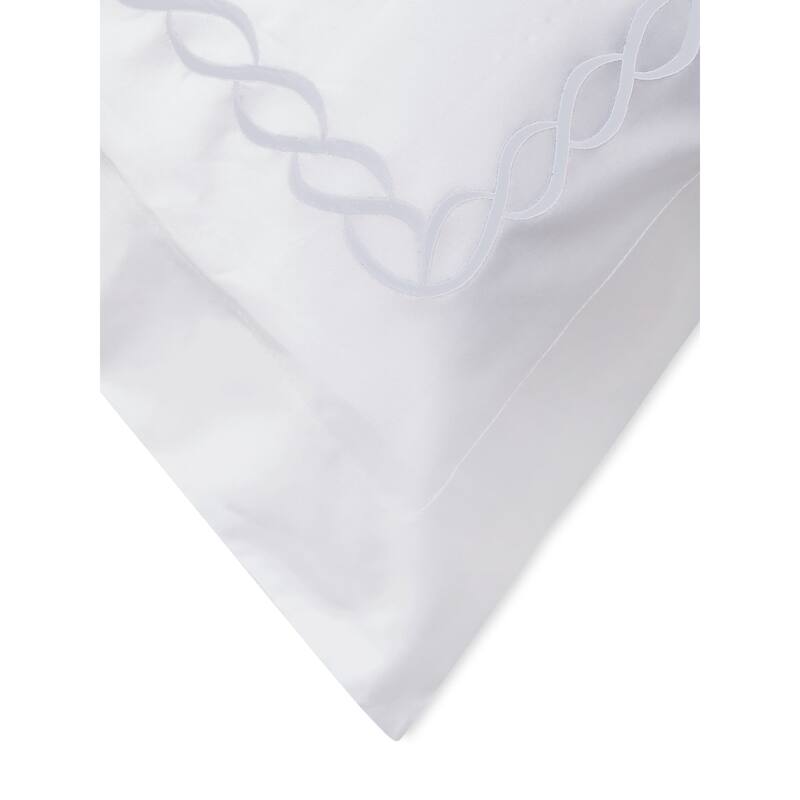 600 Thread Count Rope Embroidered Sham Cover or Pillowcase Set