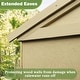 preview thumbnail 10 of 24, VEIKOUS Outdoor Wood Storage Shed with Lockable Door and Window - 8'x12'