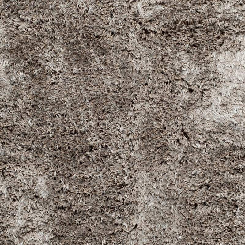 SAFAVIEH Handmade South Beach Leonella Shag Solid Polyester Rug
