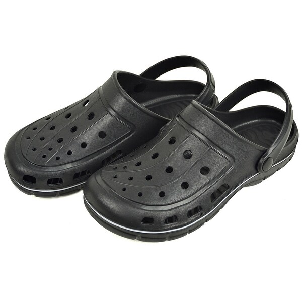VONMAY Mens Breathable Clogs Waterproof Summer Beach Sandals Adjustable Slide Garden Shoes Lightweight Slippers Nonslip