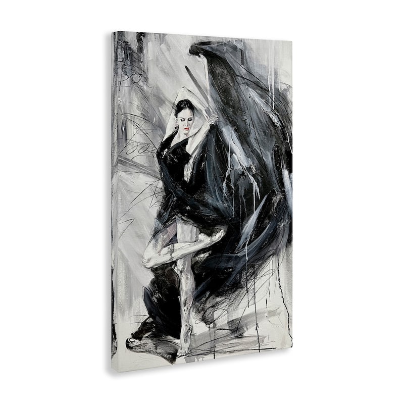 Stupell Elegant Dancer Abstract Canvas Wall Art Design By Lucille Lee