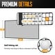 preview thumbnail 4 of 6, Zealfeel 10 x 20 ft Golf Practice Net: Durable Double-Seam Barrier Hitting Net with Carry Bag - 10x20 ft