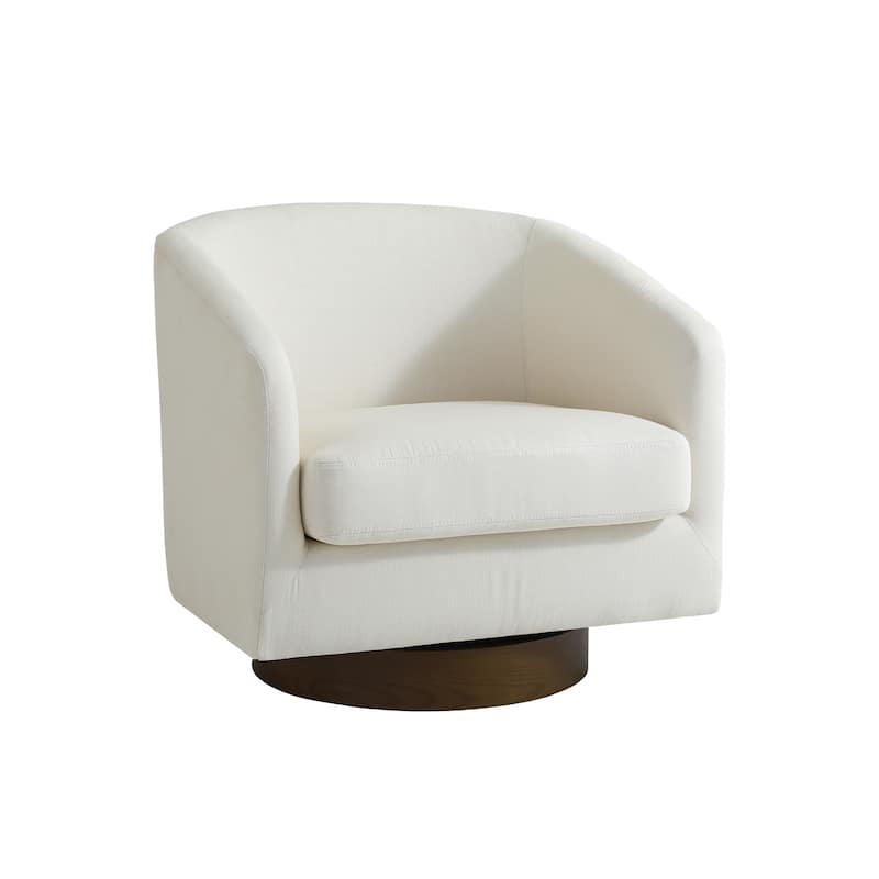 31.1'' W Barrel Swivel Accent Chair (Set of 2)