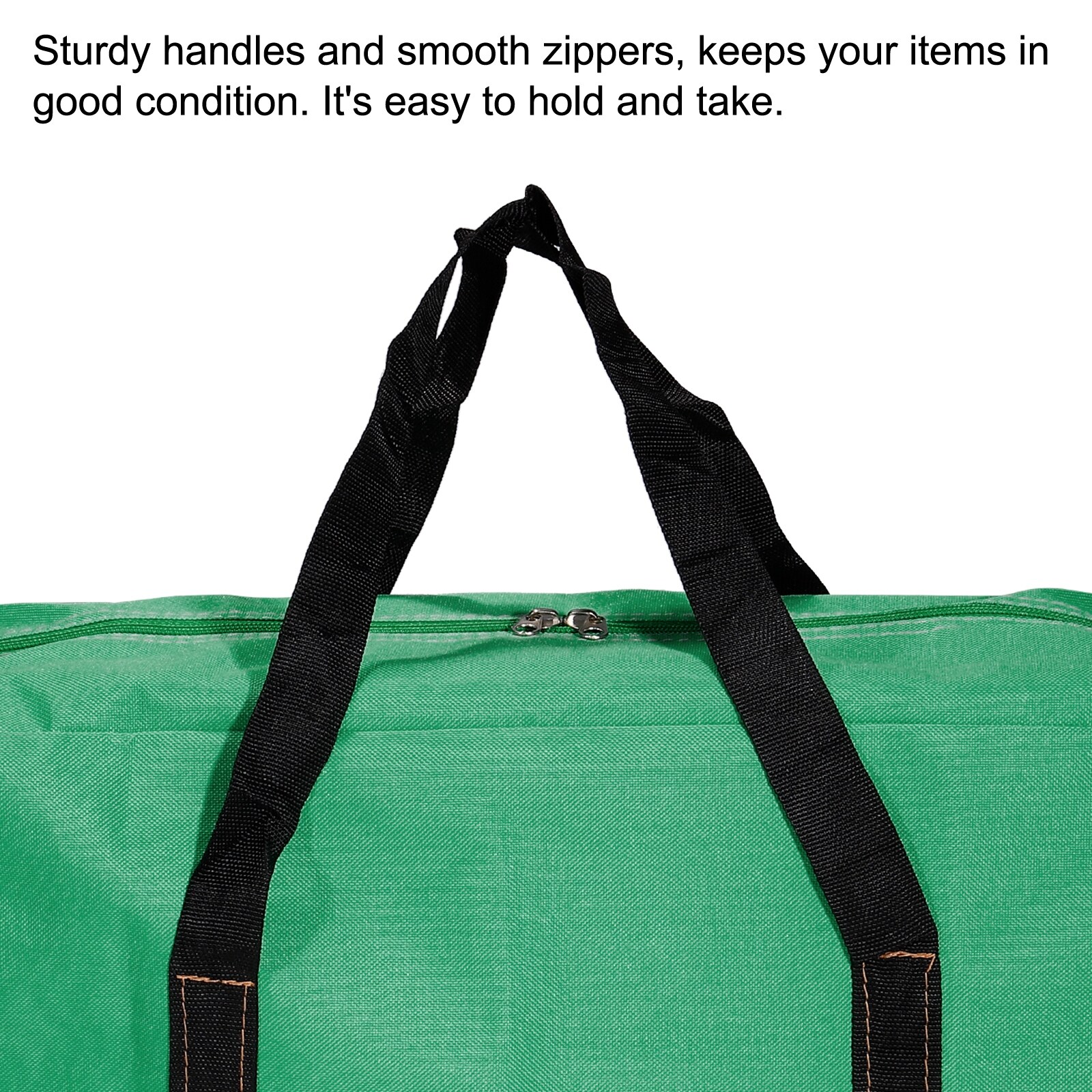 150L Large Zipper Comforter Storage Bags, Folding Clothes Storage
